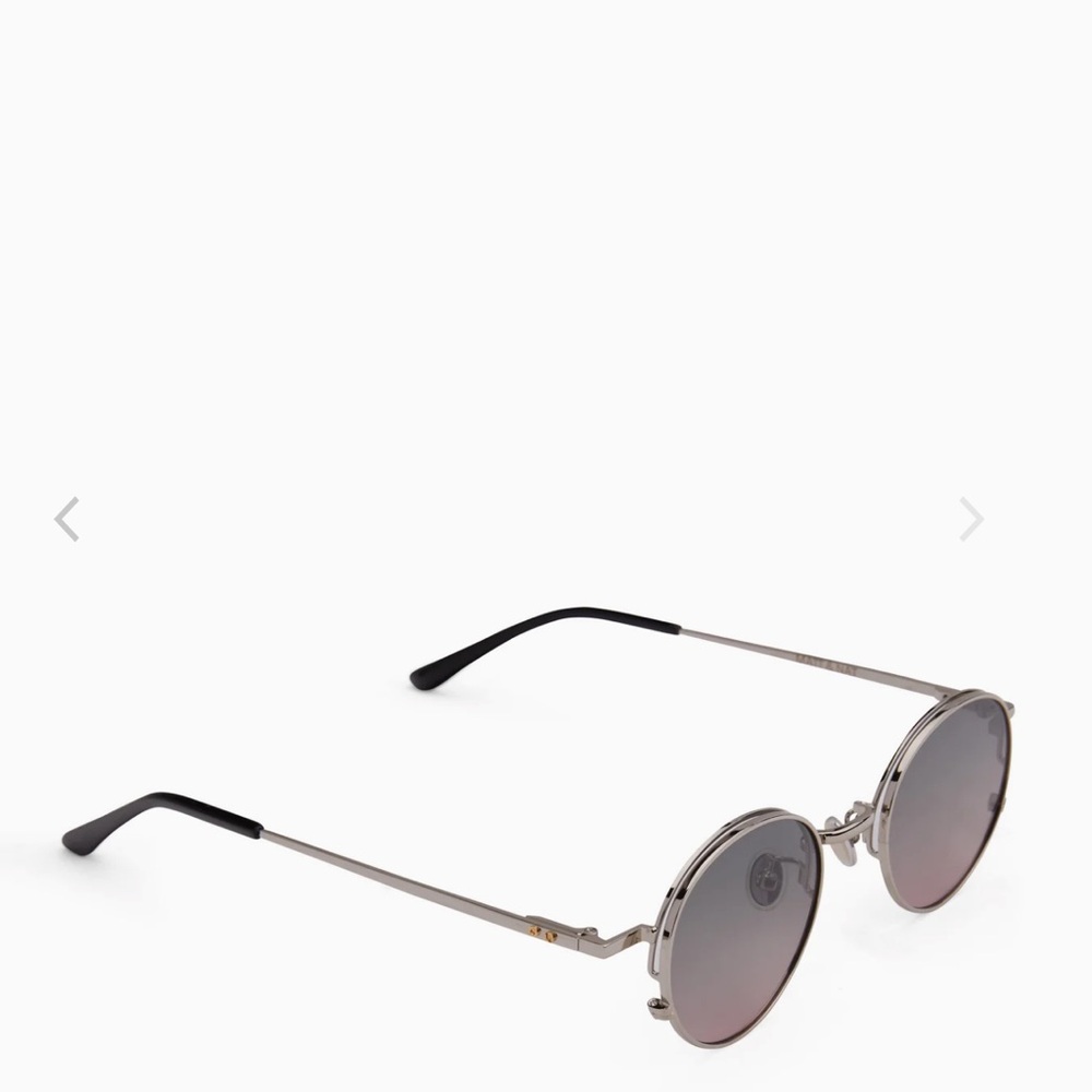 Matt & Nat Small Silver Round Sunglasses